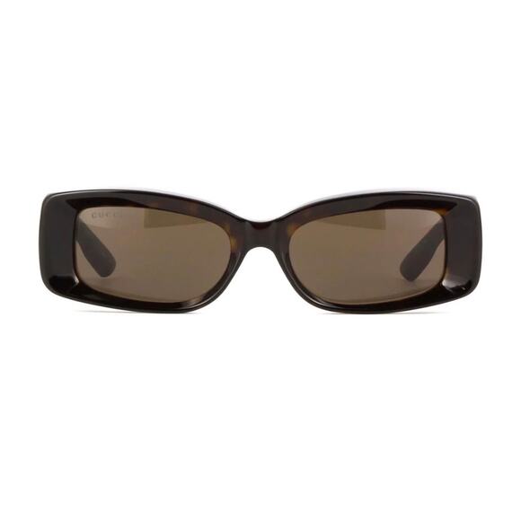 NEW Gucci Tortoiseshell‎ Rectangular Sunglasses Brown Luxe Designer Statement main image 13